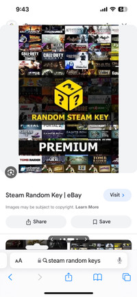 Steam Keys  Video Games Region Free