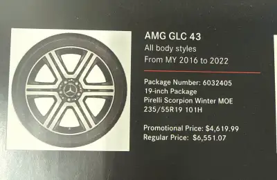 Almost brand new - took the car back but couldn’t take the tires and rims back Less than 1000km on t...