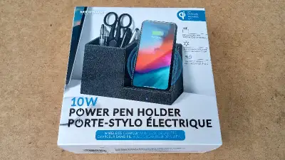 Chargeur sans-fil avec organisateur de bureau Wireless Induction, View more