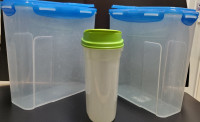 Storage containers and carafe