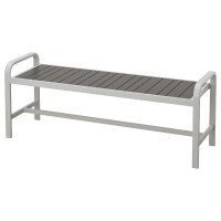 Modern Aluminum Bench, like new condition. $50
