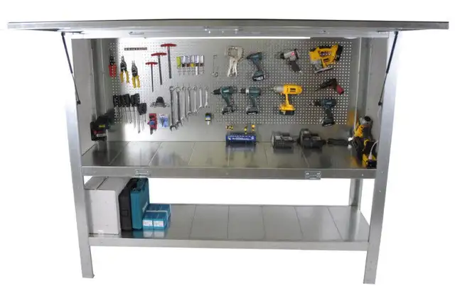 LOCKABLE WORKBENCH. SECURE TOOL STORAGE WORK STATION. HD CABINET in Tool Storage & Benches in London - Image 6