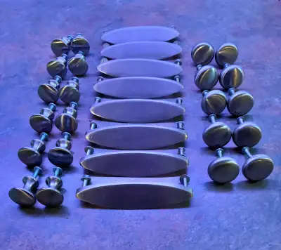 Stainless steel drawer pulls and knobs - 30 pcs, View more