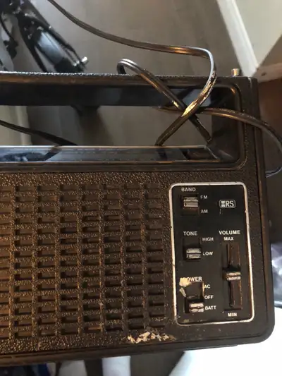 Realistic am fm portable radio, View more