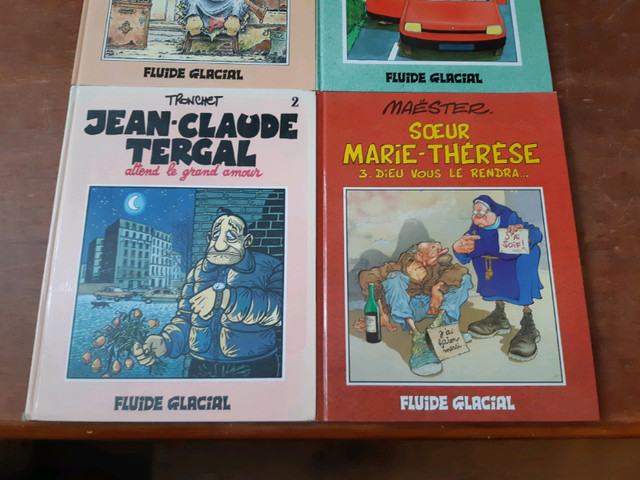 Fluide Glacia
Bandes dessinées BD
7 bd et magazines à vendre in Comics & Graphic Novels in Laurentides - Image 3