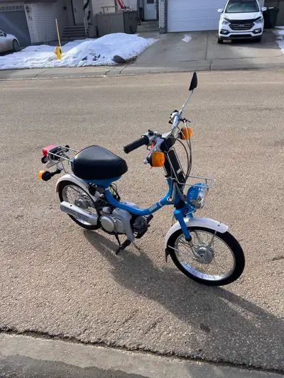 Selling a vintage 1975 Yamaha QT50 moped. $1,800.00 (OBO) Low ball offers will be ignored. Complete...
