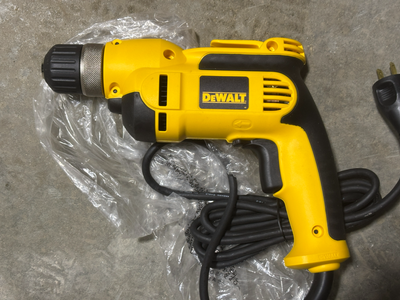 DEWALT 3/8 Keyless Corded Pistol Grip Drill, variable-Speed, View more