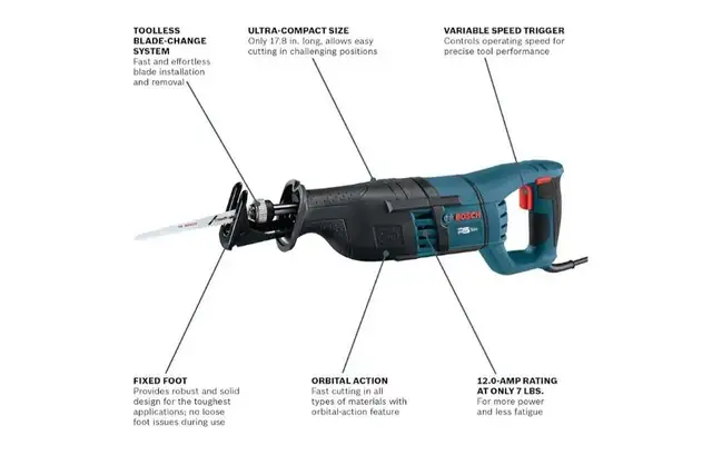 Bosch Reciprocating saw 12amp in Power Tools in London - Image 3