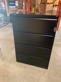 SOURCE 4- Drawer Metal Filing Cabinets - Black