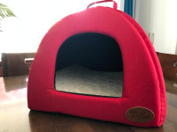 Tente (lit) rouge pour animal