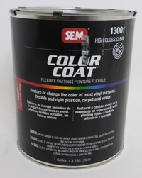 NEW-High Gloss Clear Flexible Coating SEM Color Coat 13001