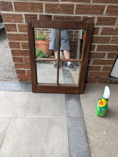 Vintage Window Frame Mirror, View more