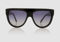 Sunglasses - Celine CL40001I 01D Women's Black Aviator Polarized