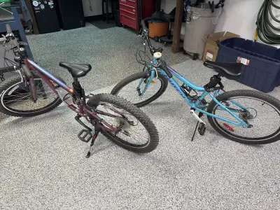2 Kids Bikes - 24” tires, View more
