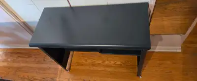 Small Dark Green Metal Table / Kids Desk / PC Stand, View more