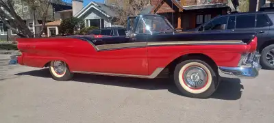 1957 FAIRLANE 500 SkyLiner Convertible, Restored to Original,Beautiful Version of a Rare 57HardTop C...