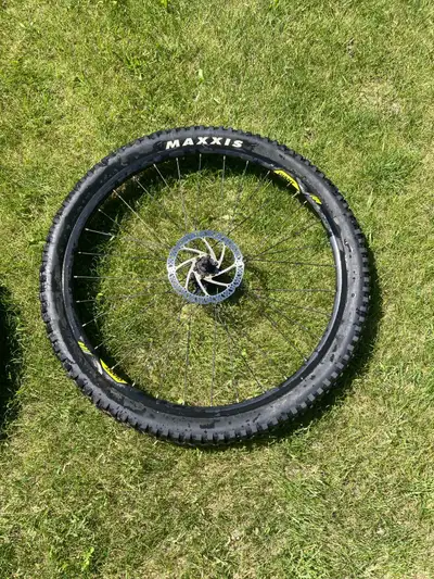 Maxxis minion dhf on wheel, View more