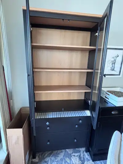 IKEA Hemnes Glass Door Cabinet, View more
