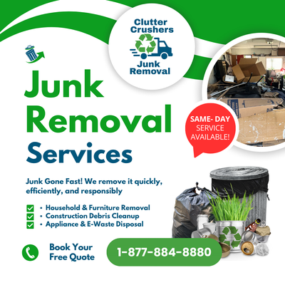 Junk Removal - Calgary- CLUTTER GONE FAST!, View more