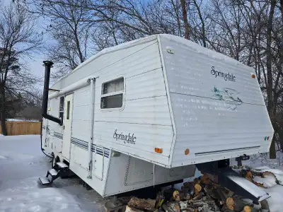 I'm selling a camper i used as an ice fishing shack, as well as a weekend camping unit. RV is 32 fee...