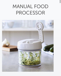 Pampered Chef Manual Food Processor 
