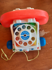 VINTAGE FISHER PRICE CHATTER TOY TELEPHONE