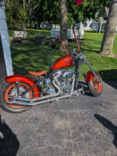 2010 custom-built chopper with a SS motor with tons of add-ons. 120 horsepower low mileage. 45 origi...