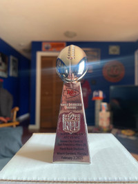 KC Chiefs 2019 MINI Super Bowl Lombardi Trophy NFL Showcase 304