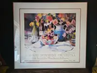 TORONTO SYMPHONY ORCHESTRA FINE WINE AUCTION PRINT 1996