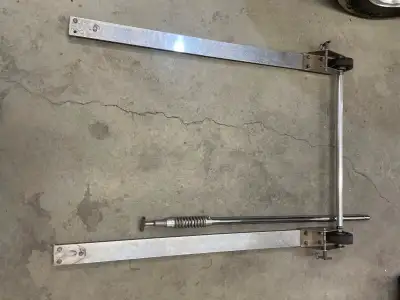 Msd distributor chev ready to run $350. Wheelie bars $250. Dual universal rad fans 23 by 16. $300