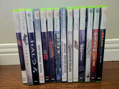 Lot of 14 Xbox 360 Games, View more