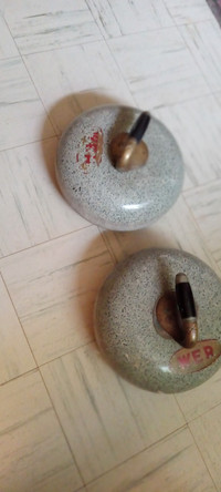 CURLING ROCKS. GRANITE 