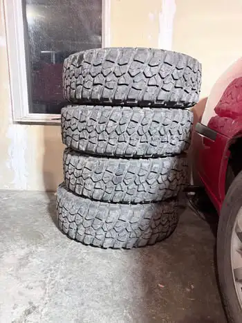 Selling a set of BFGoodrich All-Terrain LT 255/75R17 (Set of 4) tires in new condition. These are hi...