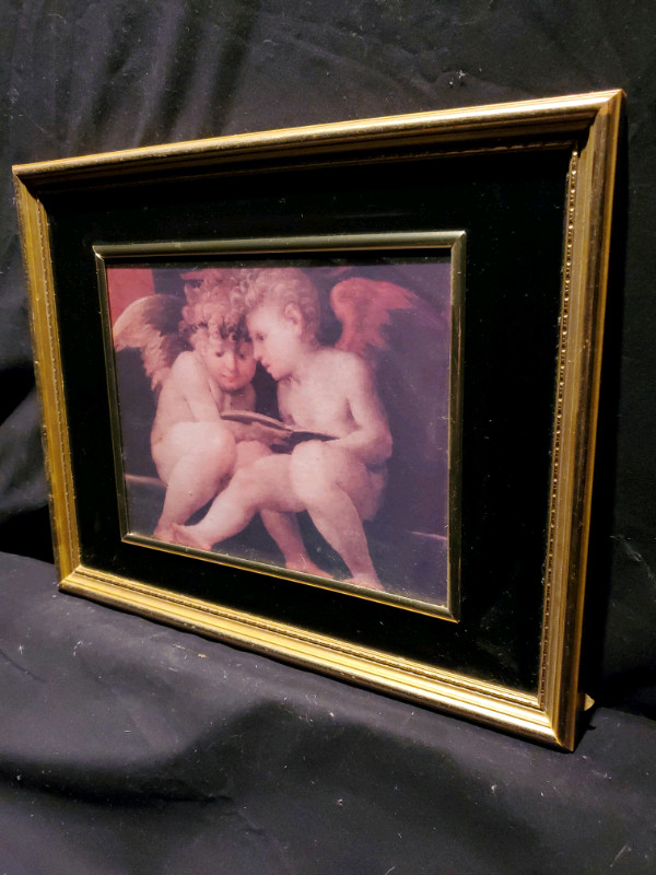 Estate Sale - Angels Painting framed in Arts & Collectibles in London - Image 4