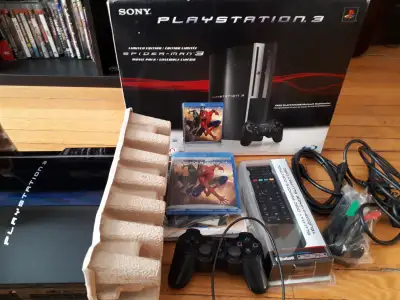 This pre-owned Sony PlayStation 3 Spider-Man 3 Limited Edition console comes complete with its origi...