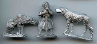 CM15 Fionn MacCumhail W/Wolf Hounds Alternative Armies 28mm AD&D