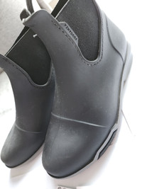 Kids' Horse Riding Boots-100 Black/Grey-size US 2.5 EU 34
