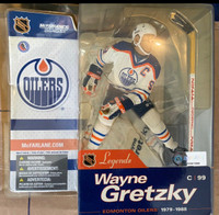 McFarlane Gretzky Oilers White Legends Serie 1