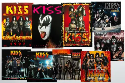 Kiss calendars - Lot de 9 calendriers, View more
