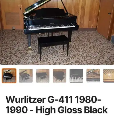 Wurlitzer G-411 Baby Grand Piano, View more