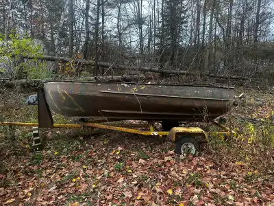 Boat and trailer