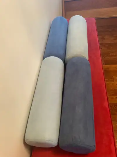 Roll Pillows — 20” x 6” — Decorative Pillows $20 each, View more