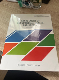 Management of Occupational Health and Safety 8th edition