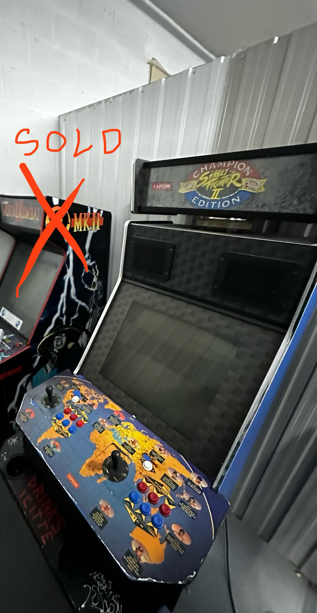 Vraie arcade vintage Capcom Street Fighter 2: Champion Edition  in Jouets et jeux  à Ville de Montréal