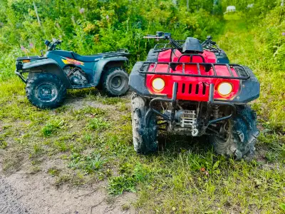 1999 Grizzly 600 4x4 - On demand 2x4 and 4x4 - Automatic Hi/Lo - Good plastics all around - Maxilla...