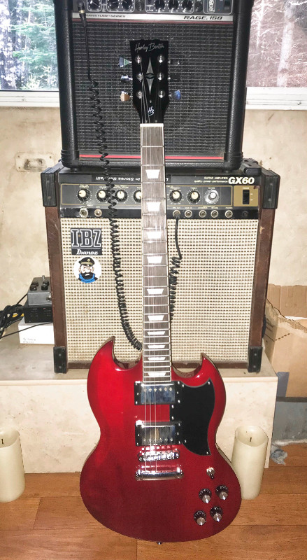 Harley Benton SG guitar, used for sale  