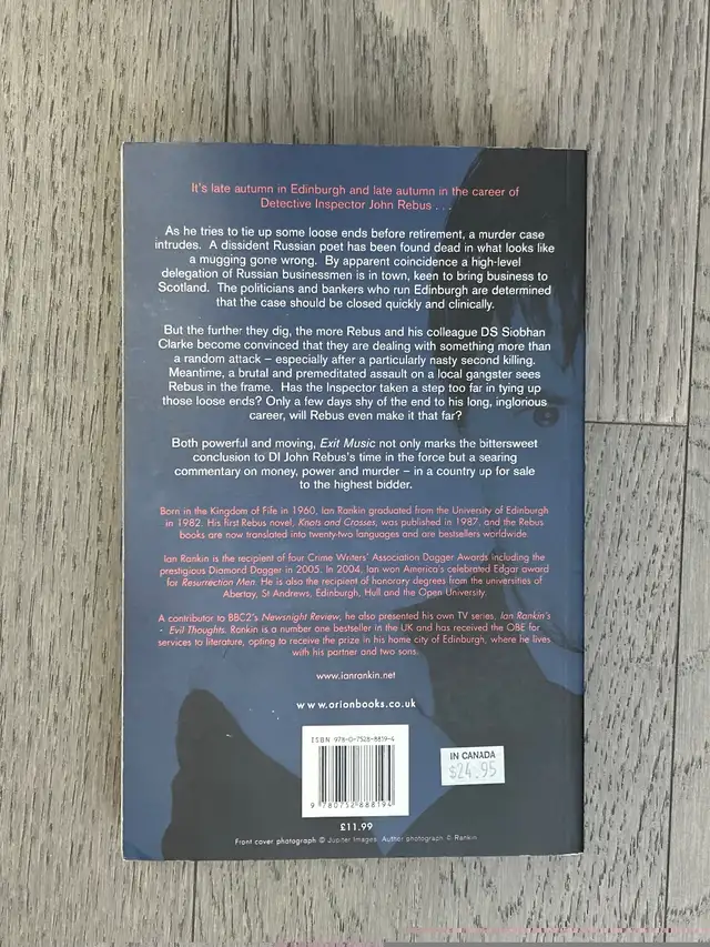 Ian Rankin Book - “Exit Music”, never read (Brampton) in Fiction in Mississauga / Peel Region - Image 3