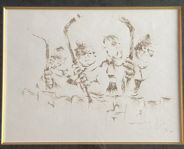 Normand Hudon original encre sur papier dans Art et objets de collection  à Laval/Rive Nord - Image 2