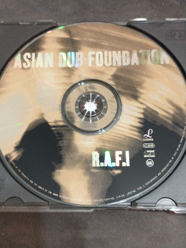 Asian Dub Foundation R.A.F I. CD in Arts & Collectibles in City of Toronto - Image 4