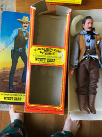 1974 Wyatt Earp legends of the west action figure with box 
